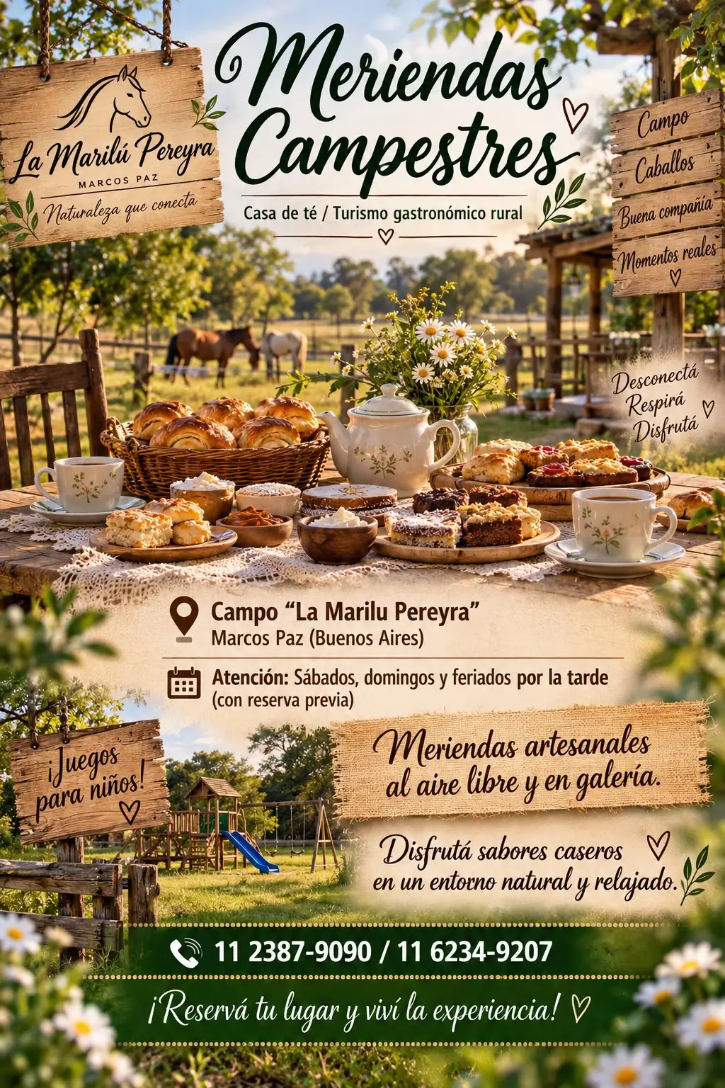 Flyer Meriendas Campestres